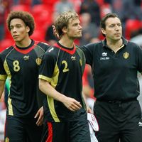 Wilmots réconforte ses joueurs