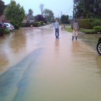 Inondation à Dhuy (Eghezée) 